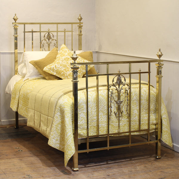 All Brass Edwardian Antique Bed