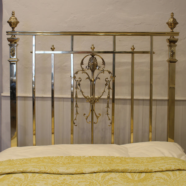 All Brass Edwardian Antique Bed