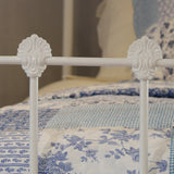 Large Single White Antique Bed MS72