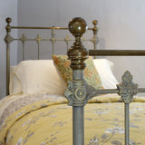 Green and Gold Antique Single Bed MS66