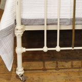 White Antique Single Bed MS64