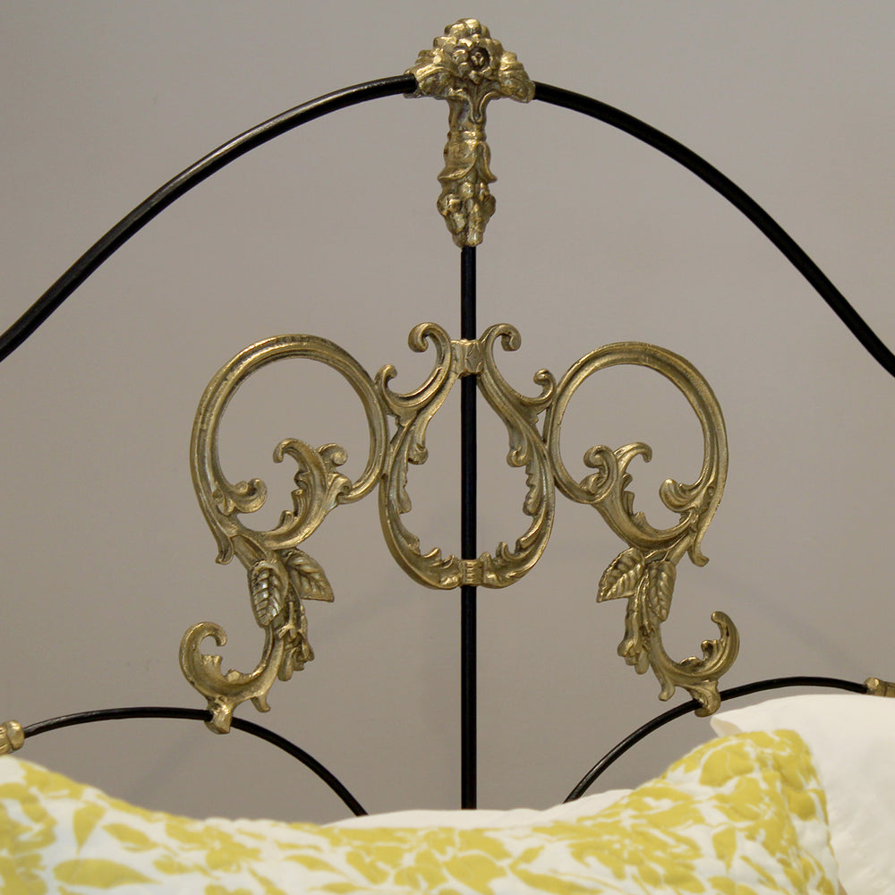 Ornate Brass and Iron King Size Bed
