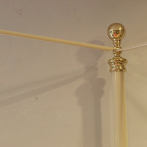 King Size Cream Four Poster Bed