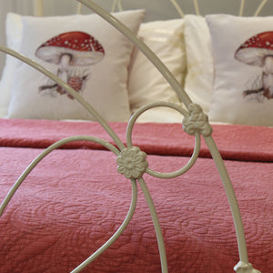 King Size Cream Four Poster Bed