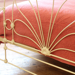 King Size Cream Four Poster Bed