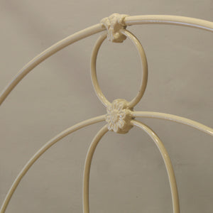 King Size Cream Four Poster Bed