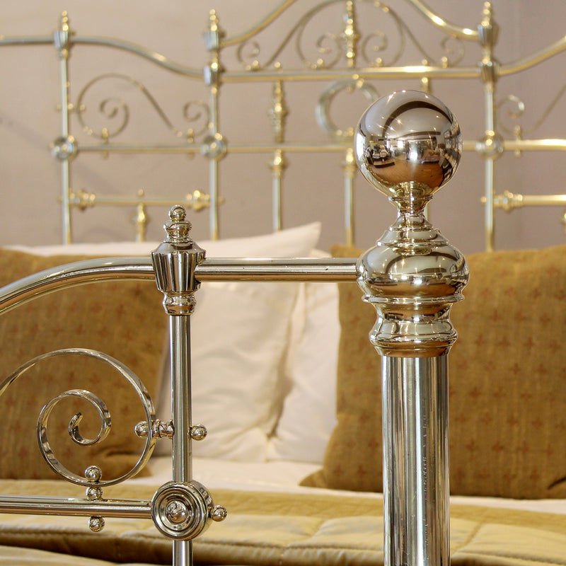 King Size Antique Brass Bed MK283