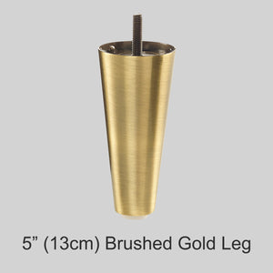 5" Brushed Gold Leg