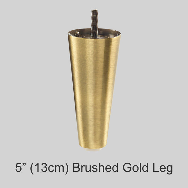 5" Brushed Gold Leg
