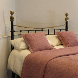 Double Antique Bed in Black