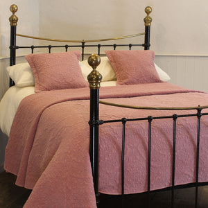 Double Antique Bed in Black