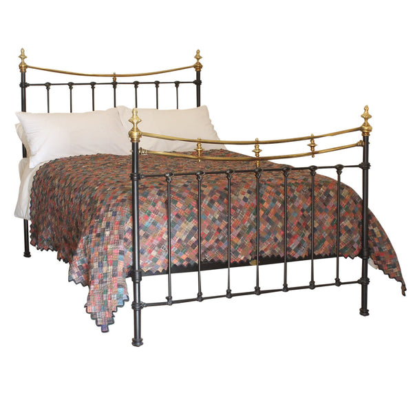 Double Antique Bed in Black, MD135