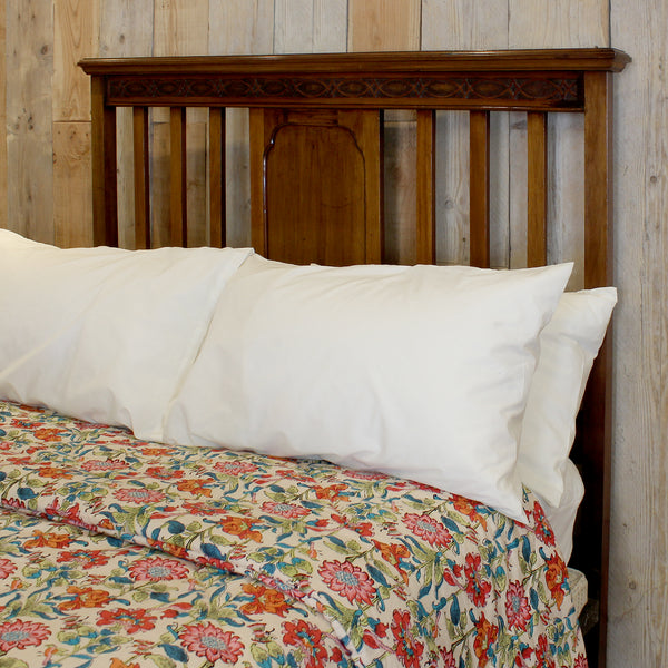Edwardian Mahogany Antique Bed - Close Up