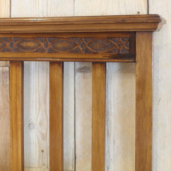 Edwardian Mahogany Antique Bed - Close Up