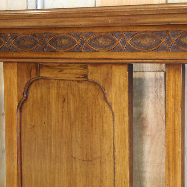 Edwardian Mahogany Antique Bed - Close Up