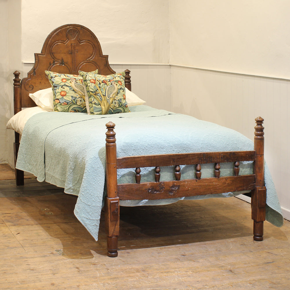 Oak Single Antique Bed