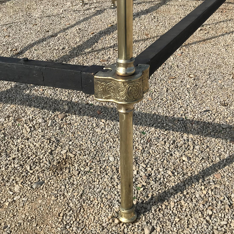Pair of Brass Four Poster Beds M4P37 (including bases)