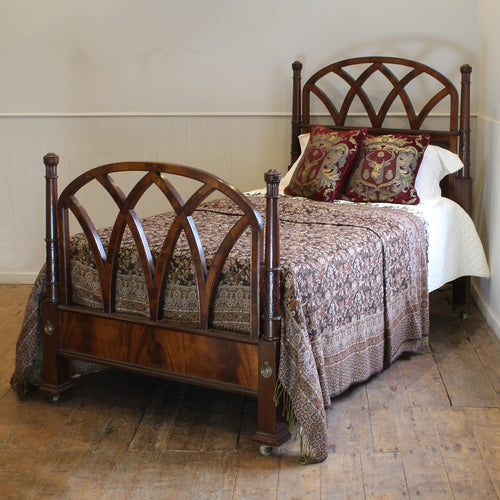 Gothic Style Single Antique Bed WS20 (including a single base)