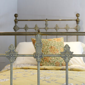 Green and Gold Antique Single Bed MS66