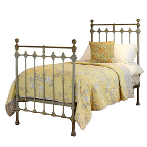 Green and Gold Antique Single Bed MS66