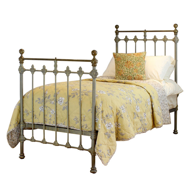 Green and Gold Antique Single Bed MS66