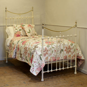 Single Antique Bed in Cream