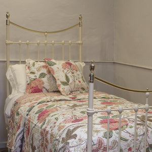 Single Antique Bed in Cream