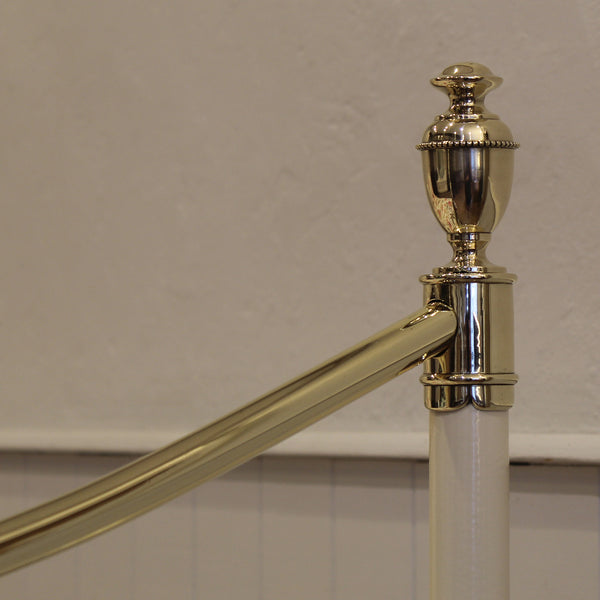 Single Antique Bed in Cream