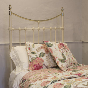 Single Antique Bed in Cream