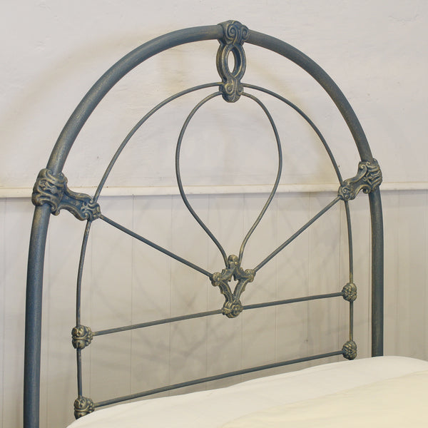 Blue and Gold Antique Single Bed MS70