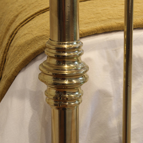 Extra-Wide Antique Brass Bed from Seventh Heaven