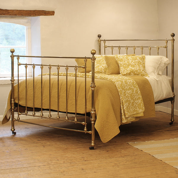King Size All Brass Victorian Antique Bed