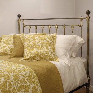 5ft Wide All Brass Antique Bed MK334