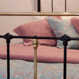 King Brass & Iron Bed in Black MK308