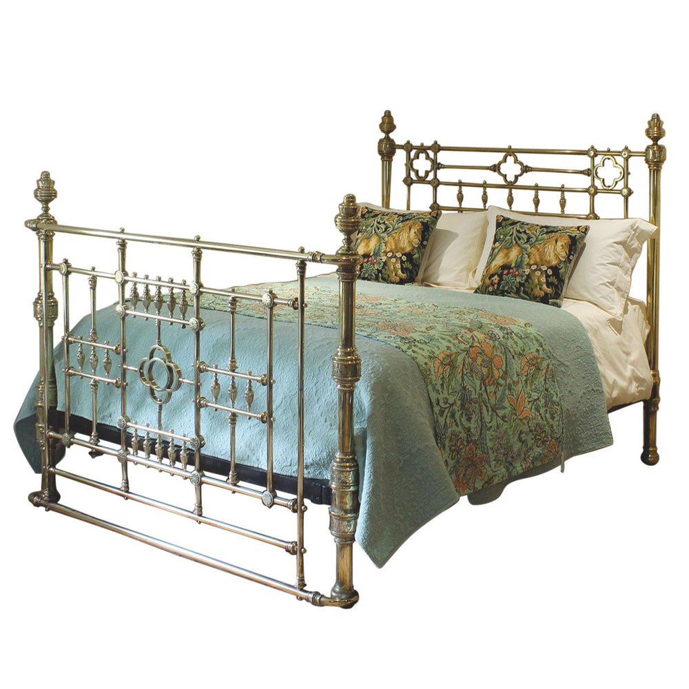 King Size Antique Brass Bed MK306