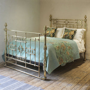 King Size Antique Brass Bed MK306