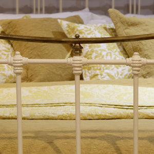 King Size Antique Bed in Cream