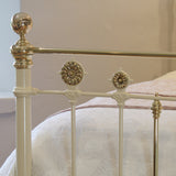 Decorative Antique Bed in Cream MK290