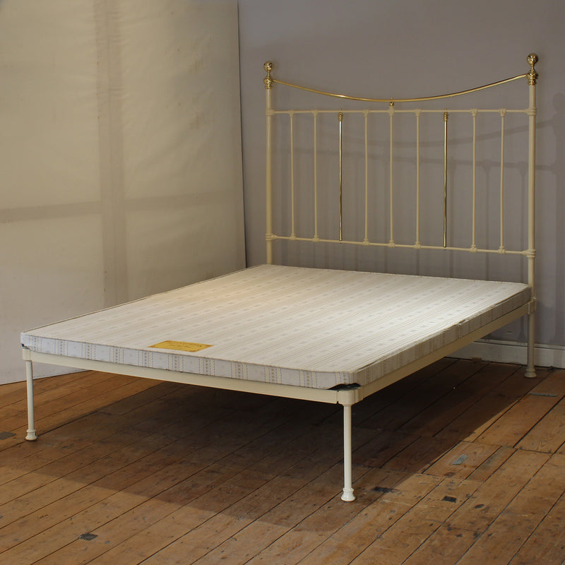 King Platform Bed in Cream MK307