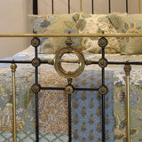 King Brass & Iron Bed with Brass Ring MK316