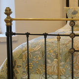 King Brass & Iron Bed with Brass Ring MK316