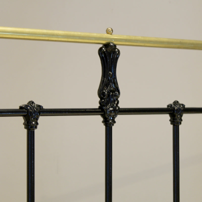 King Brass & Iron Bed with Brass Ring MK316