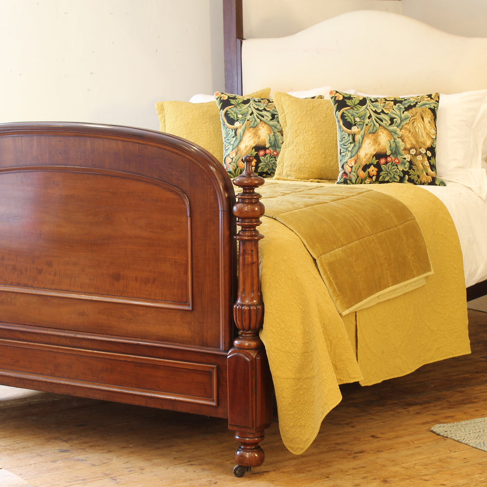 Victorian Mahogany Half Tester Antique Bed