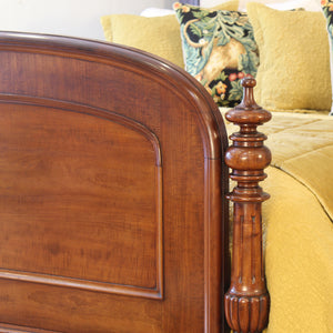 Victorian Mahogany Half Tester Antique Bed