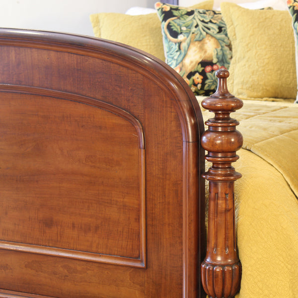 Victorian Mahogany Half Tester Antique Bed