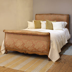 Upholstered French Antique Bed