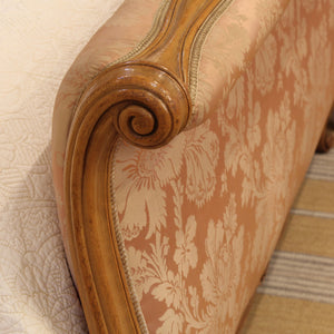 Upholstered French Antique Bed