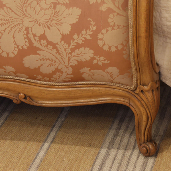 Upholstered French Antique Bed
