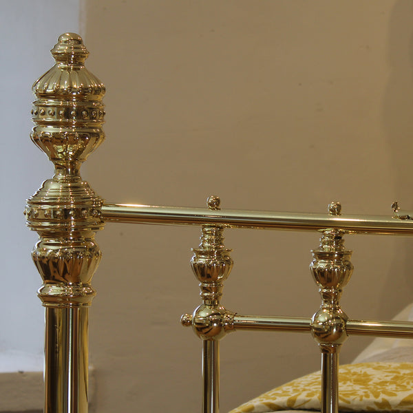 King All Brass Bed with Ring Decoration MK319