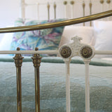 Super King Antique Bed in Cream MSK83